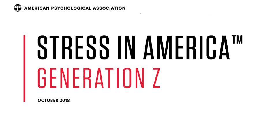 "Stress in America: Generation Z, October 2018"